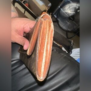 Louis Vuitton Monogram Canvas Purse - Brown And A Trifold Wallet